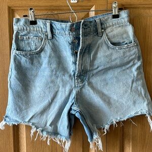 Anine Bing high rise Jean shorts